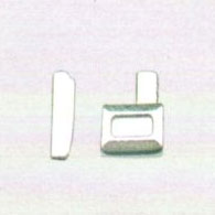 F11-XCTYN51+XCZYN51-5號(hào)尼龍右方塊及插銷(xiāo)（背式）拉鏈頭配件