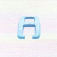 Z09-ZR1D381-3號(hào)旋轉(zhuǎn)自動(dòng)鑄合金日字連接件拉鏈頭配件